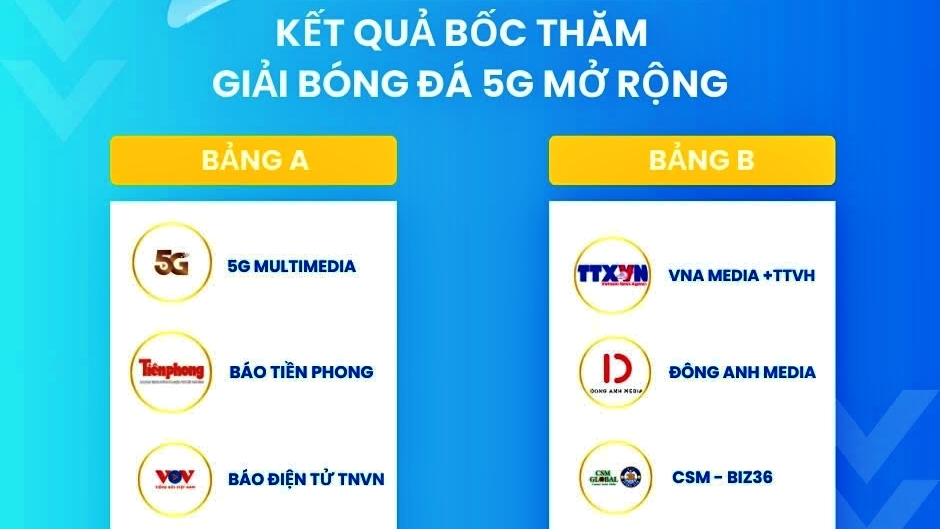 Sôi động giải bóng đá 5G mở rộng chào mừng 100 năm Ngày Báo chí Cách mạng Việt Nam